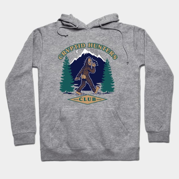 Cryptid Hunter's Club Hoodie by OBSUART